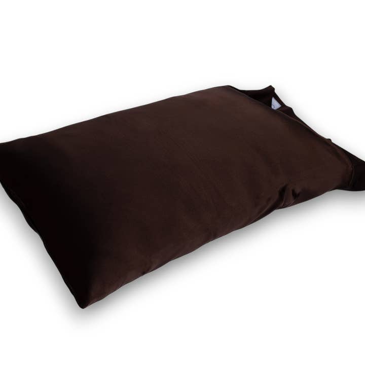 Satin Pillowcase - Chocolate for wholesale by ellie and sam