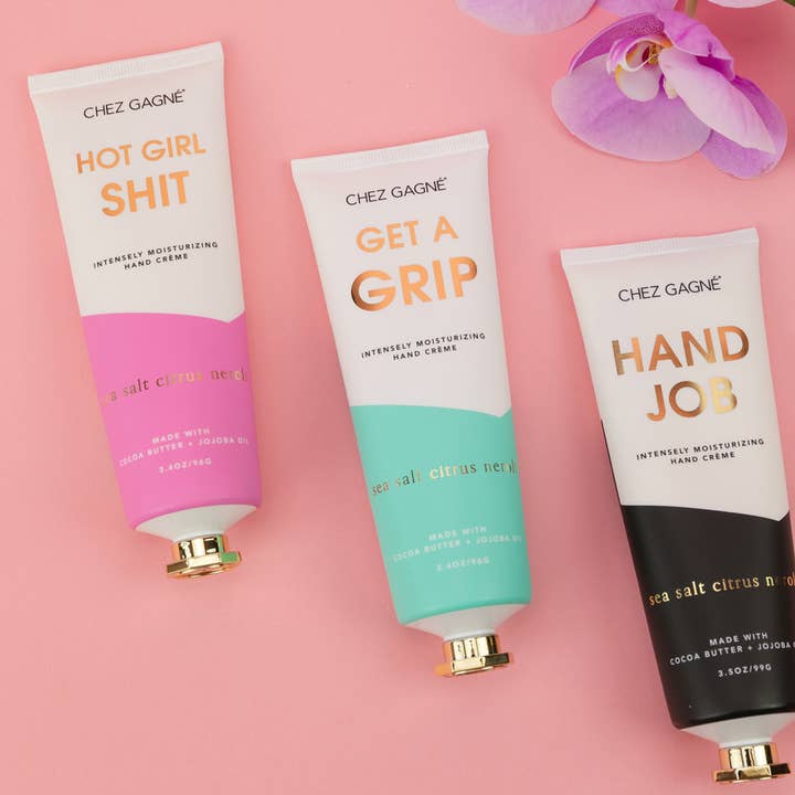Chez Gagné - Wholesale Hand Cream/Lotion - Get A Grip - Sea Salt, Citrus + Neroli - Clean + Vegan Hand Crème - 3.4oz7