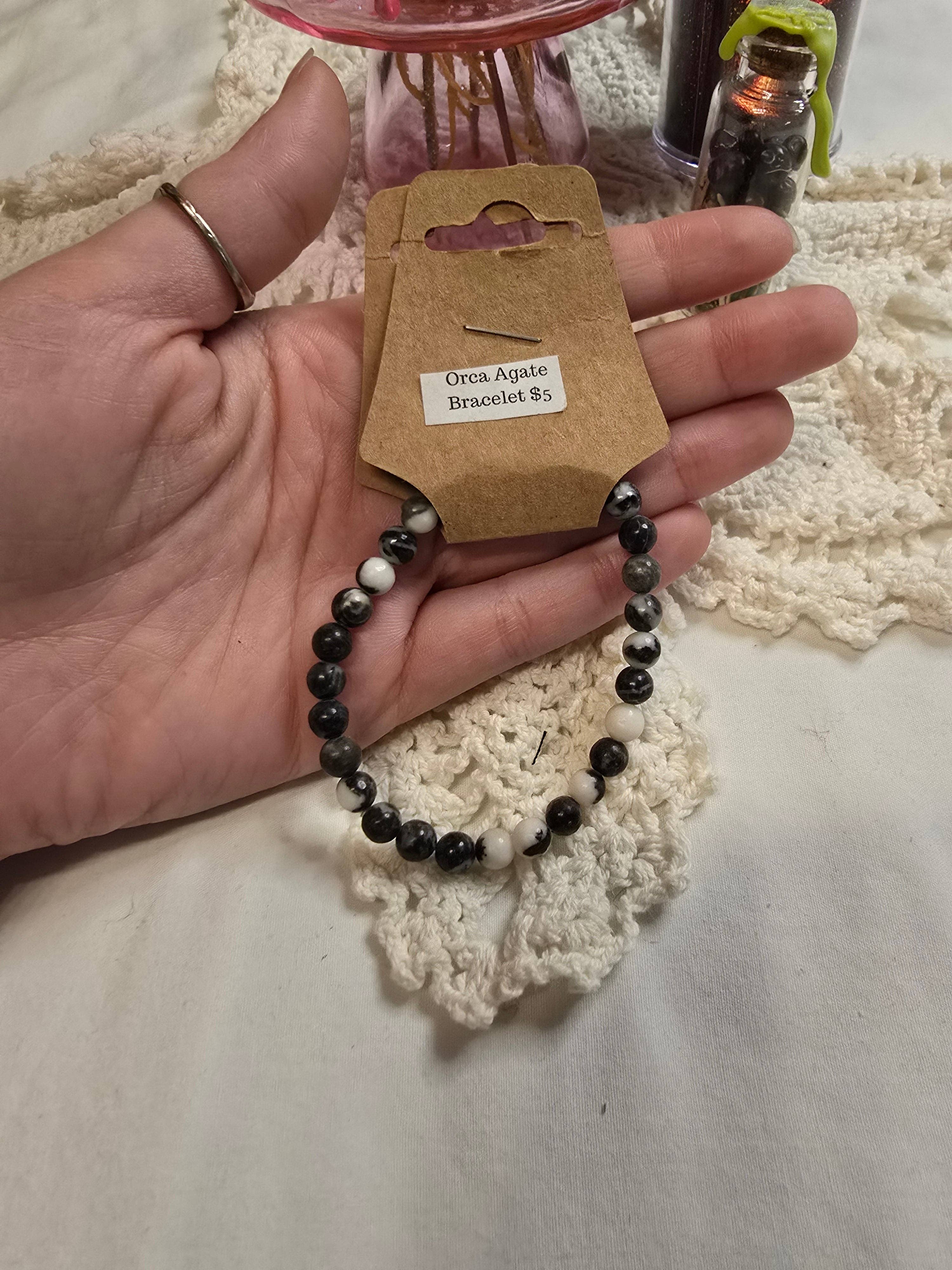 Chaotic Crystal Chick Co. - Wholesale Beaded Bracelet - Orca Agate Bracelet1