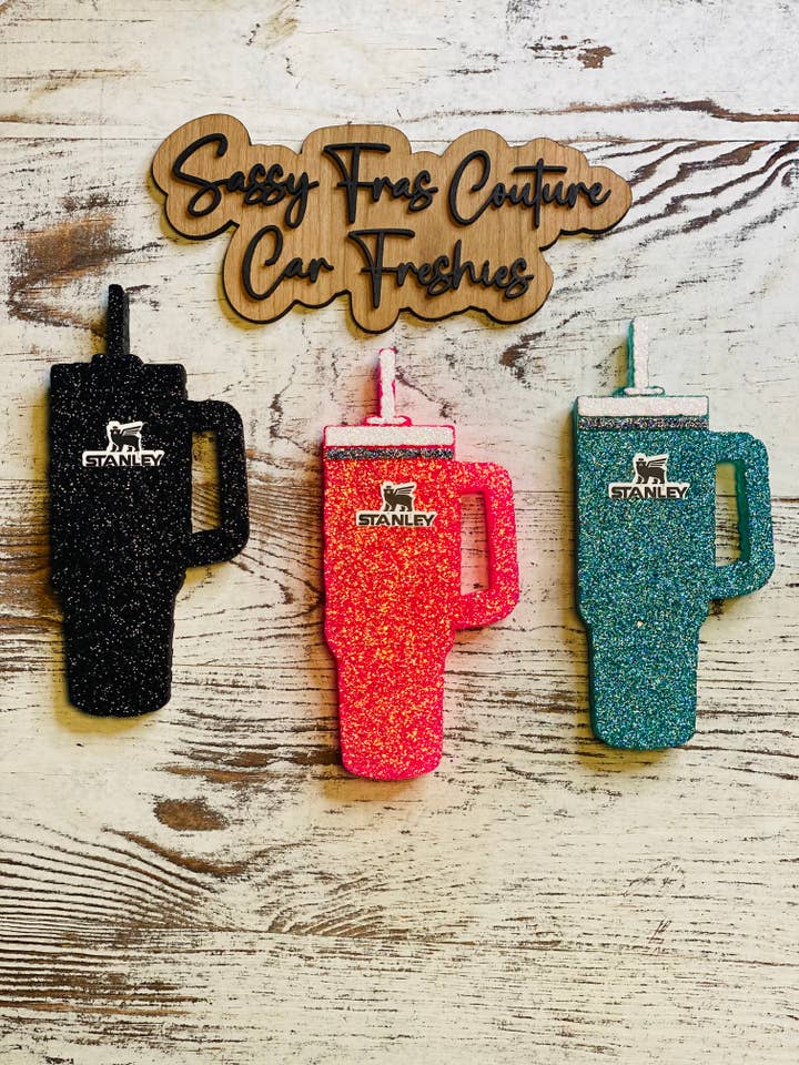 Stanley Tumbler Freshie for wholesale by Sassy Fras Couture