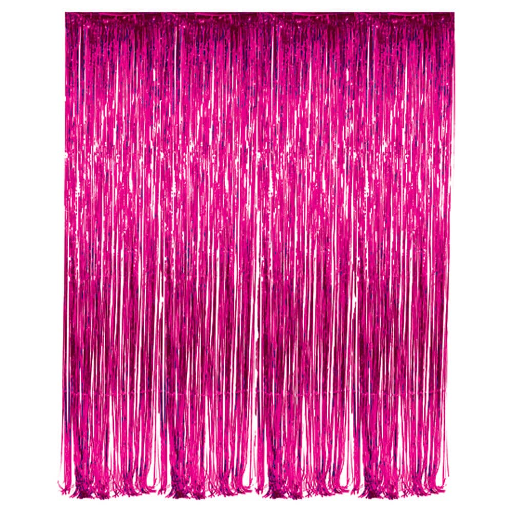 La Luna Bella - Toys - Wholesale Classic Toy - Kids - FUSHIA FOIL FRINGE CURTAIN 36"X96" LLB kids toys0
