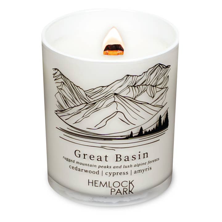 Great Basin | 7.2 oz Travel Inspired Candle | Final Stock for wholesale by Hemlock Park