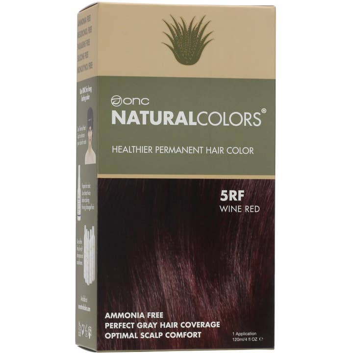 5RF Wine Red Heat Activated Hair Dye With Organic Ingredient for wholesale by Organic Natural Colors
