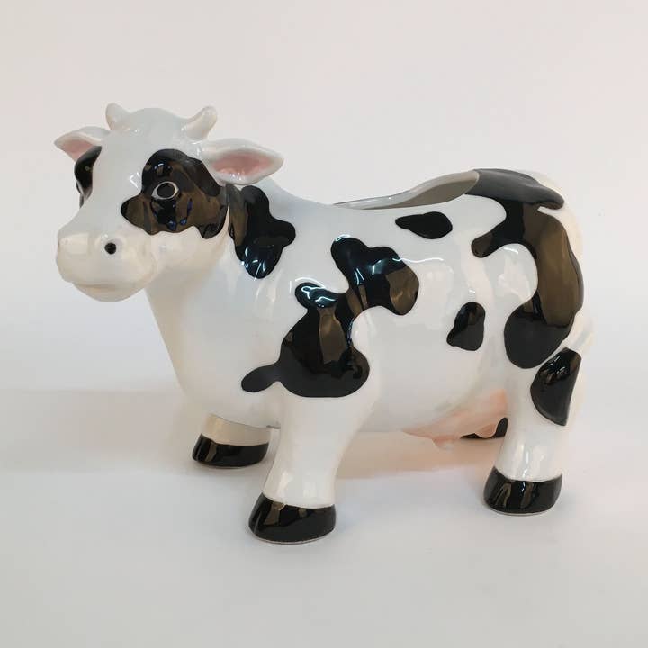 COW PLANTER for wholesale by Blue Sky Clayworks