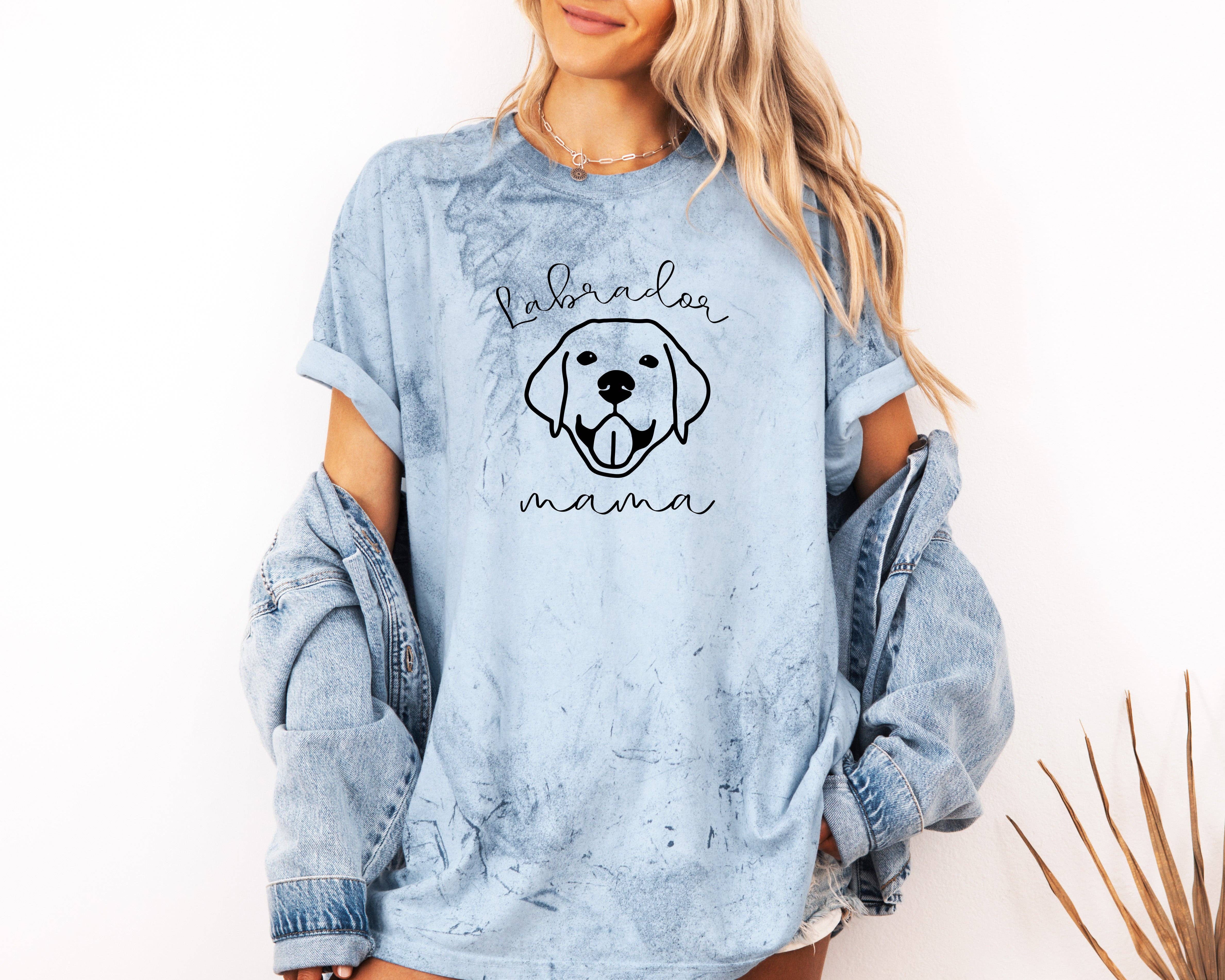 Verita Culture - Wholesale Screen Printed T-Shirt - Women's - Labrador Retriever Dog Mom Comfort Colors T Shirt (Copy)8