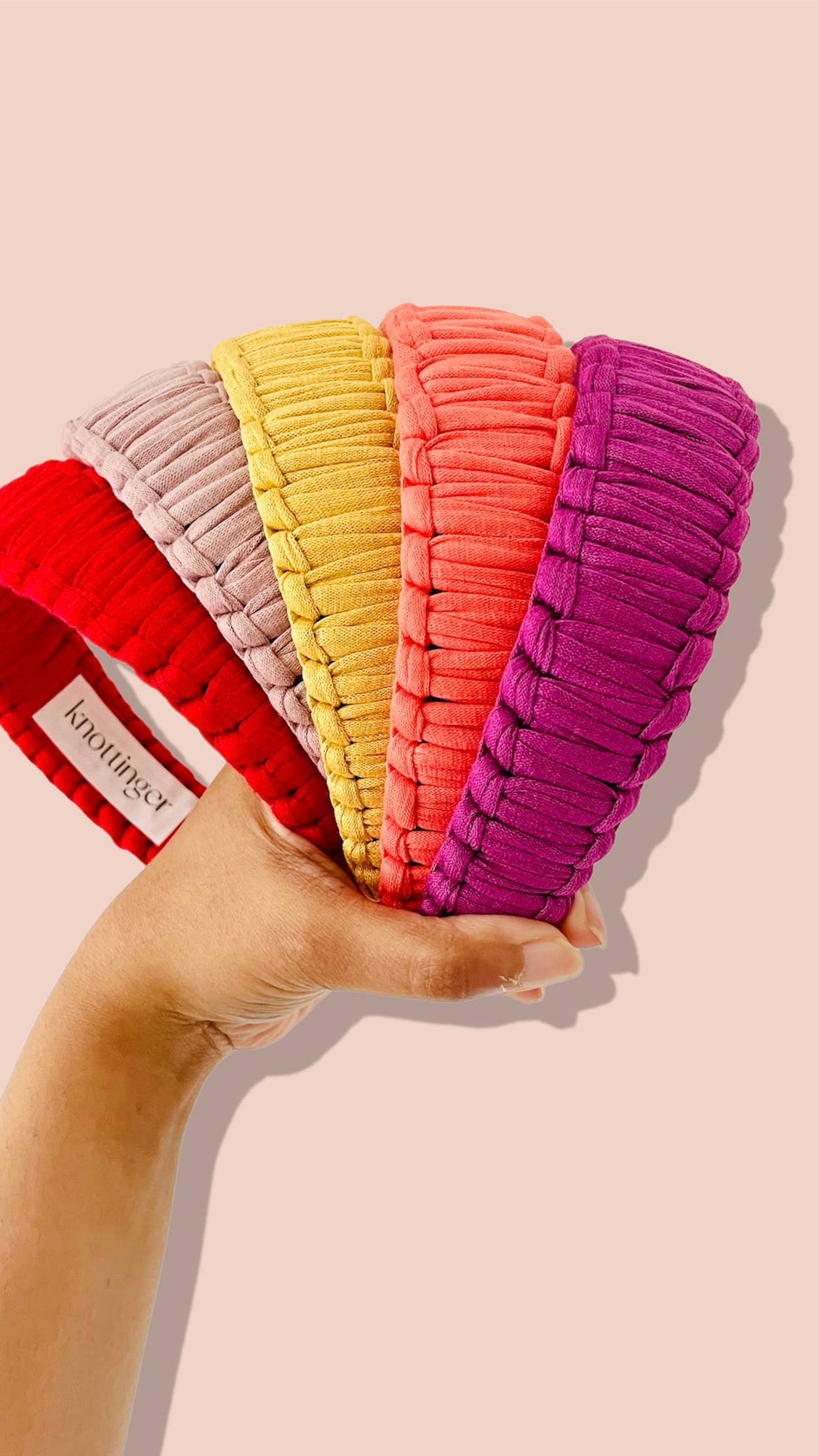 Knottinger - Wholesale Fashion Headband - Women's - Recycled cotton knotted headband0