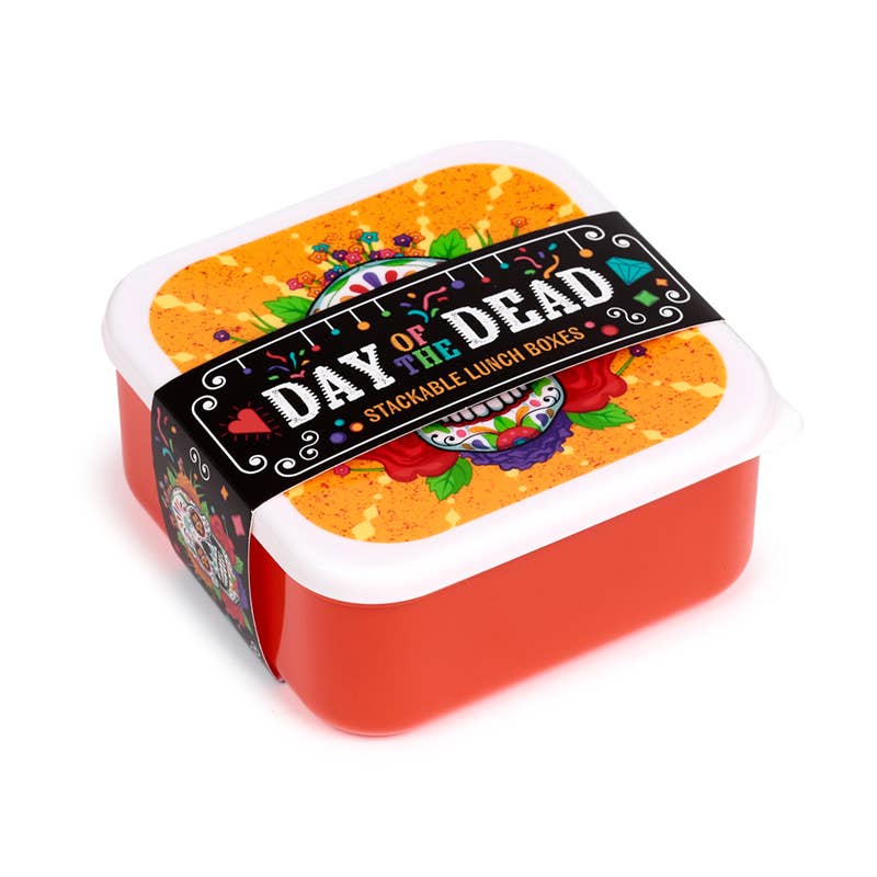 Puckator Ltd – wholesale Lunch bag/box – Day of the Dead Set of 3 Lunch Boxes1