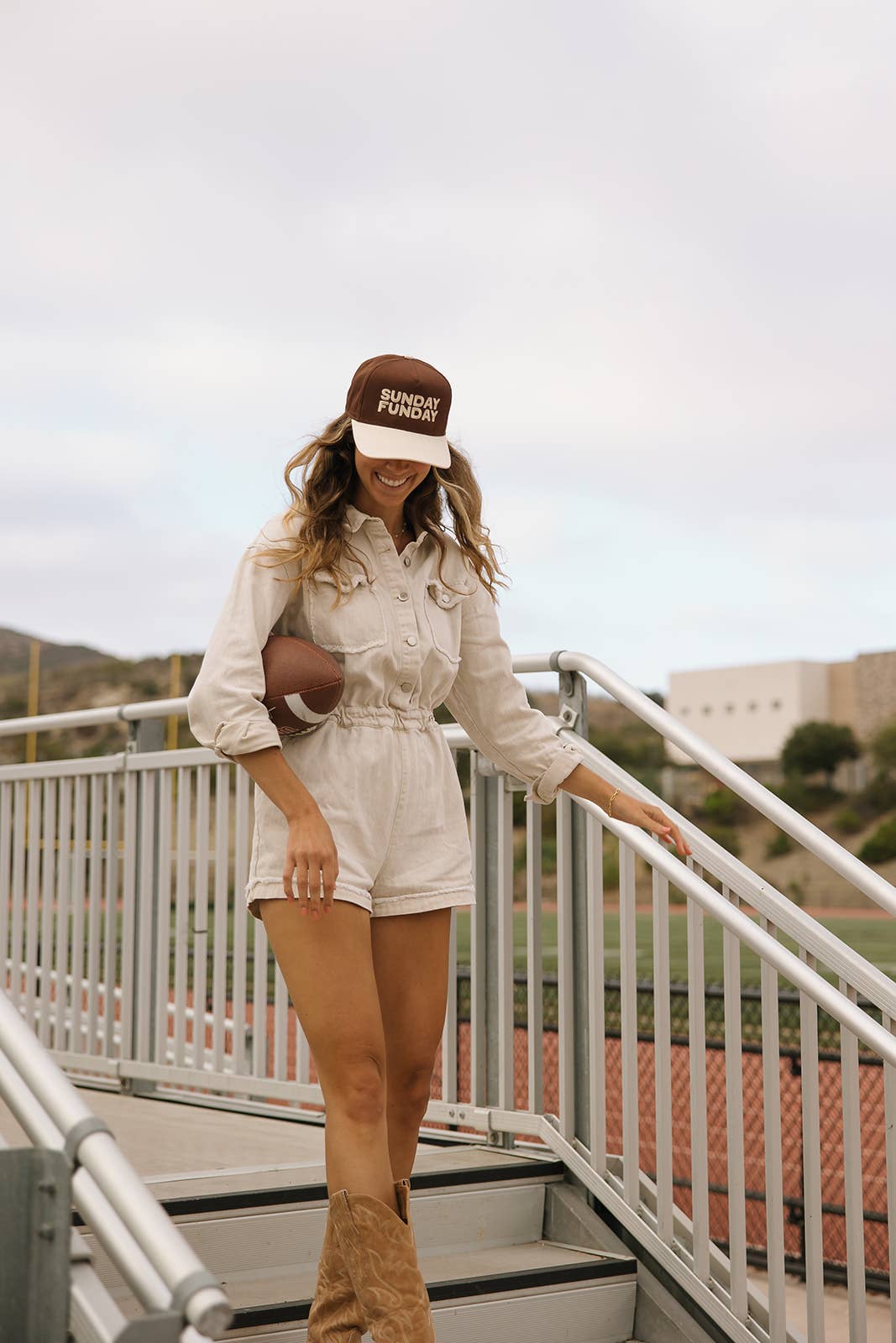 Ruby Moon - Vente Casquette de baseball – femme - Chapeau brodé Sunday Funday - Chapeau de jour de match5