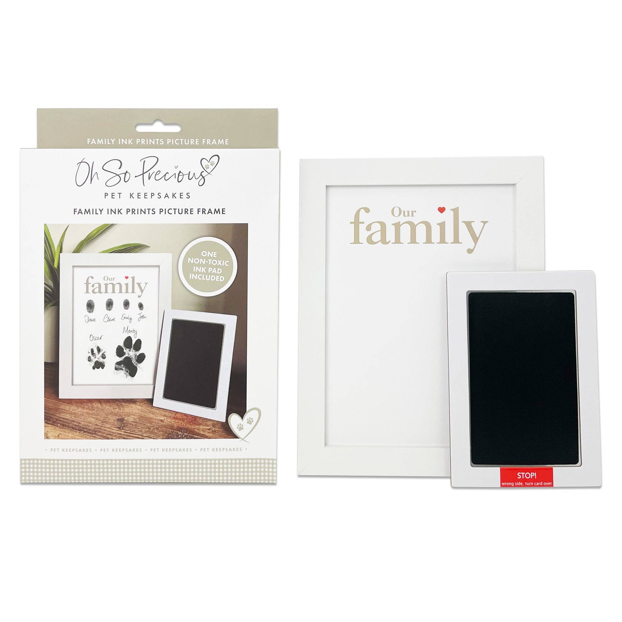 The Lovely Gift Group – wholesale Picture frame – Framed Family Finger/Paw Print Frame With Ink Kit3