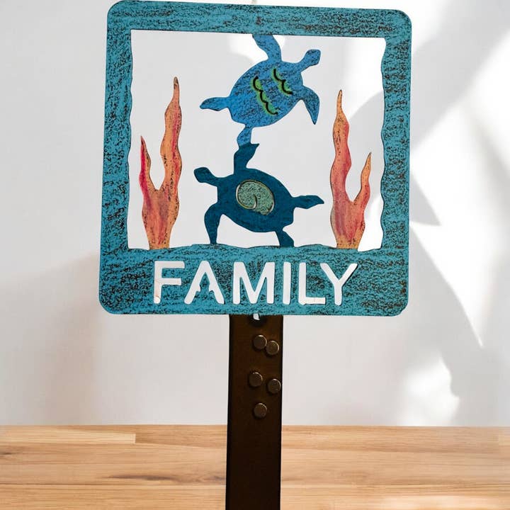 Photo Frame Sea turtles MEMORY STICK Beach metal Nautical for wholesale by Whimsies