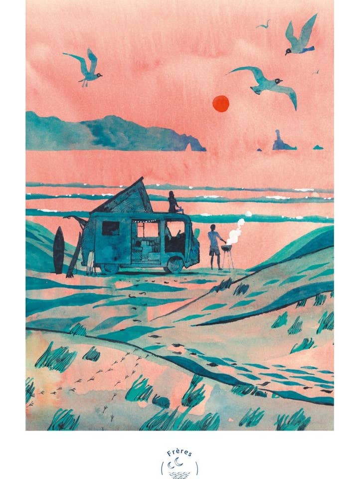 Poster - Van life for wholesale by freres-delacote