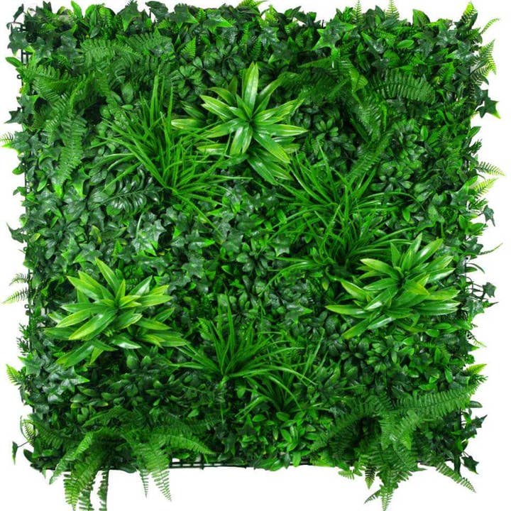 Jardin vertical de luxe Green Tropics résistant aux UV 1 m x 1 m pour la vente par Designer Plants AU