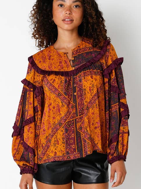 Jazlyn Top for wholesale by Olivaceous