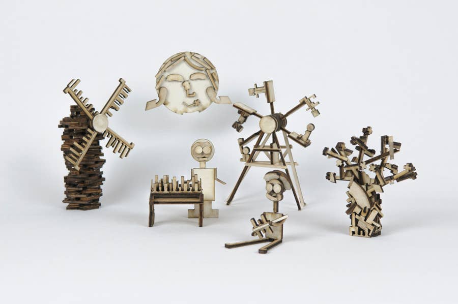 NKD Puzzle – Großhandel Bastelset – Holzteile für kreatives Hobby „CREACHUTE“9