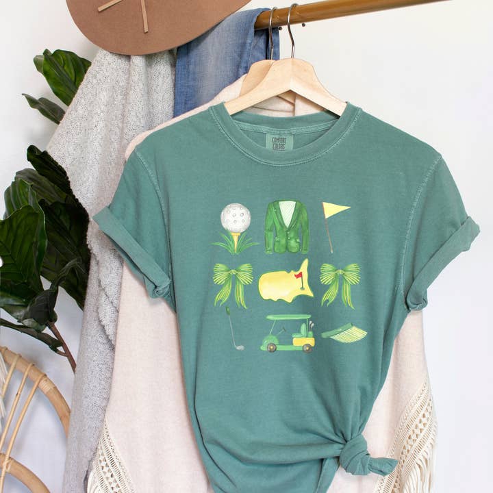 Georgia Golf Comfort Colors Tee for wholesale by The Luna T Company