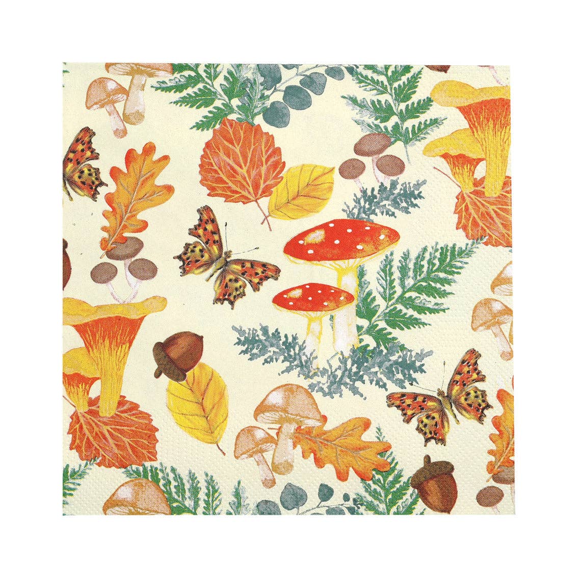 Talking Tables USA - Wholesale Disposable Napkin - Fall Woodland Paper Napkins - 20 Pack | Fall Decor |8