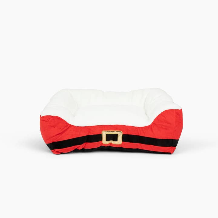 Midlee Designs - Wholesale Pet Bed - Dog - Midlee Santa's Belt Themed Pet Bed - One Size