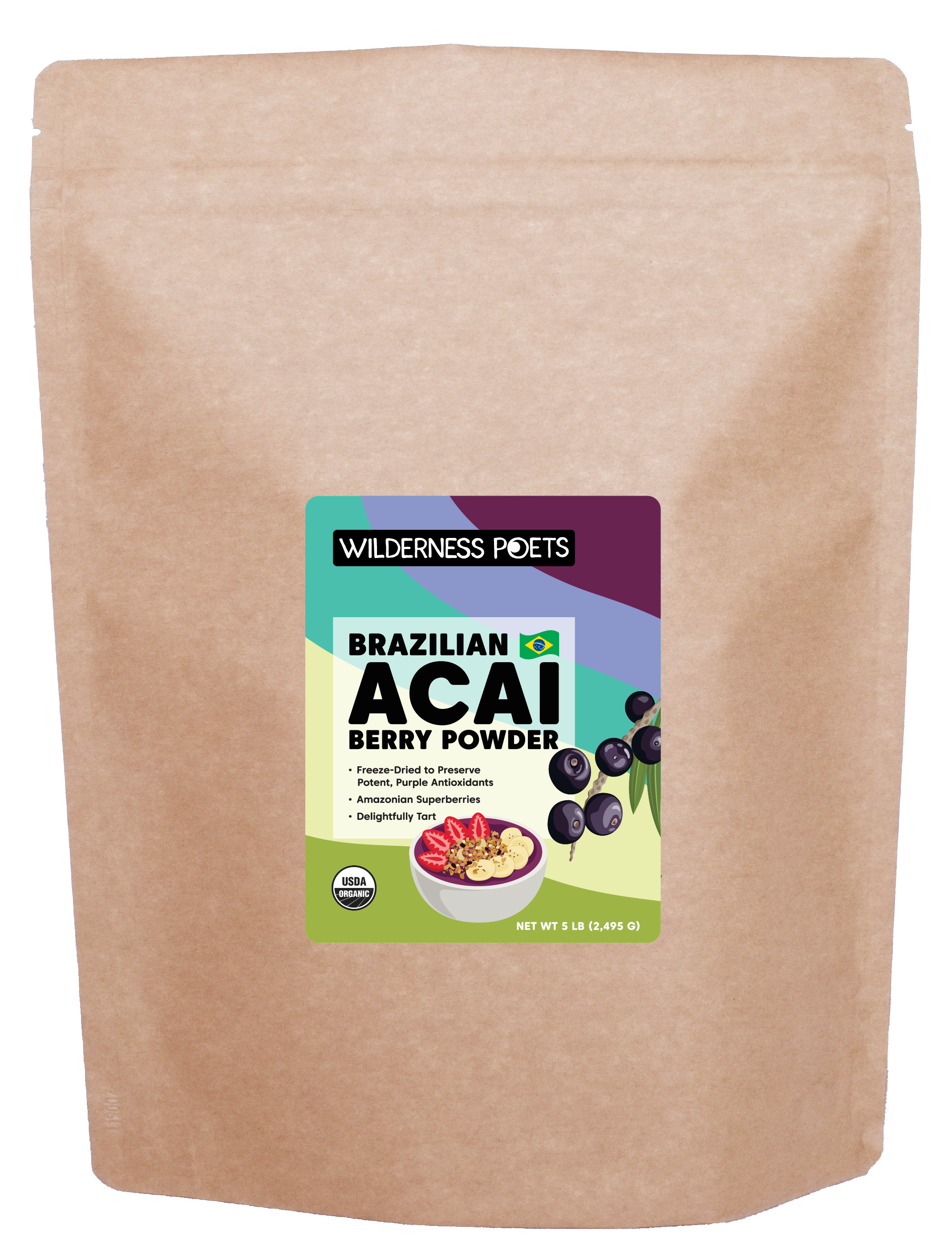 Wilderness Poets - Wholesale Protein/Superfood Powder - Organic, Freeze-Dried Acai Powder11