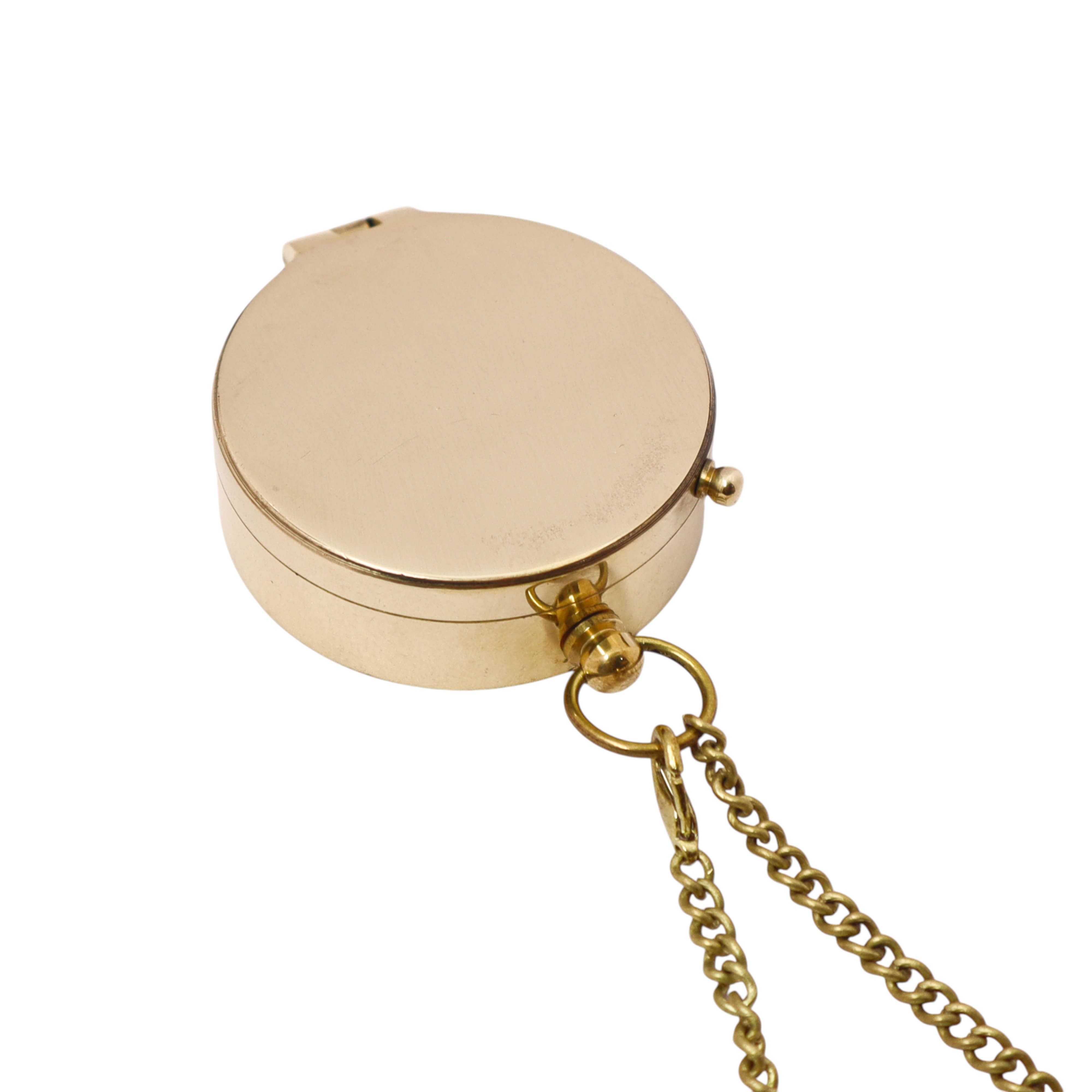 Dollond & Co. – wholesale Navigational compass – Personalised Brass Flat Compass with Wooden Box8