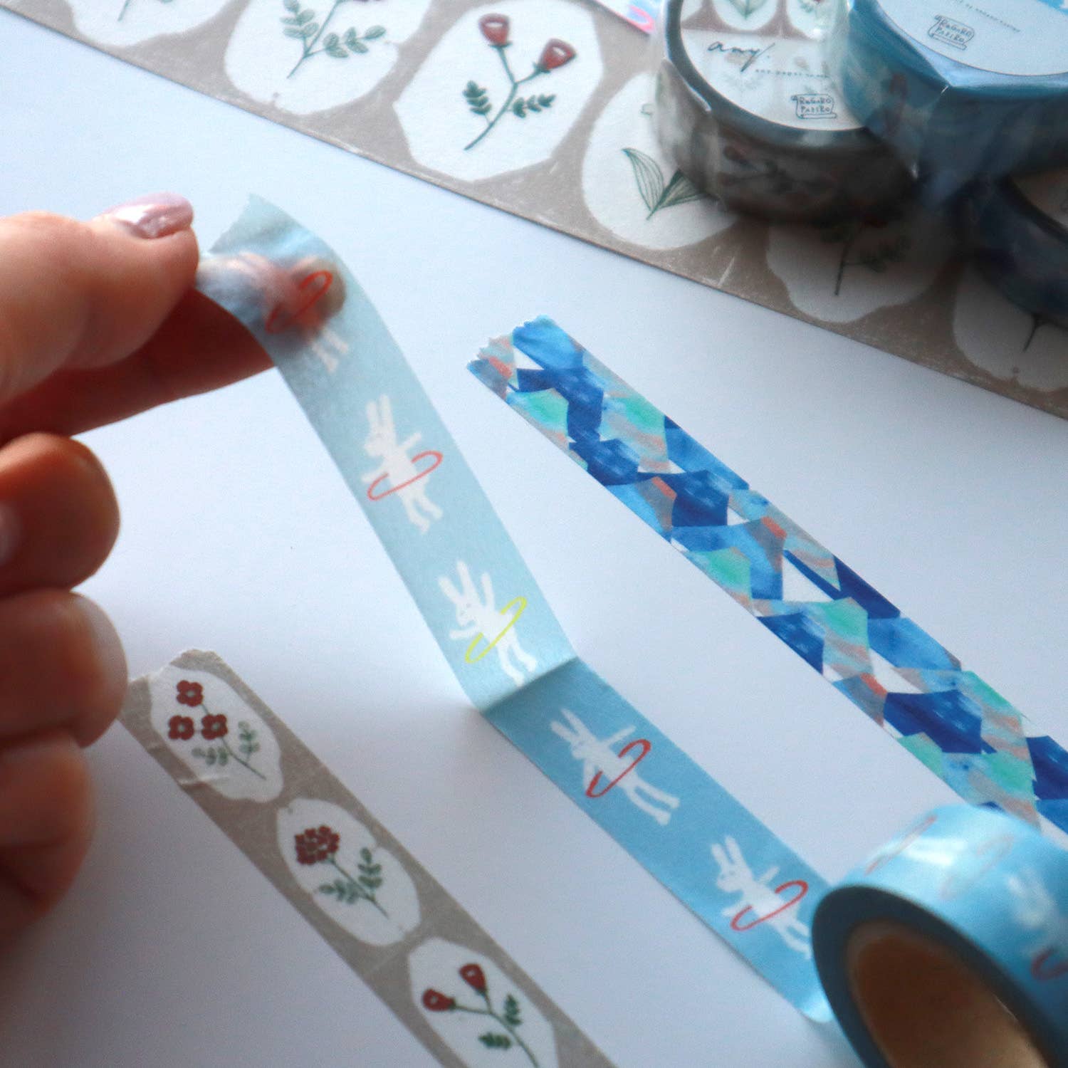 REGARO PAPIRO – wholesale Washitejp – Hula Hoop Bunny original washi-tejp2
