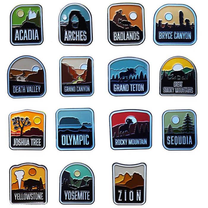 Vagabond Heart - Wholesale Lapel Pin/Button - Olympic National Park Enamel Pin