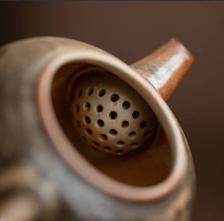 Gohobi （We cover U.S. import duties） - Wholesale Tea Pot - Gohobi Handmade Black Ink Hand-painted Cat Teapot 0024