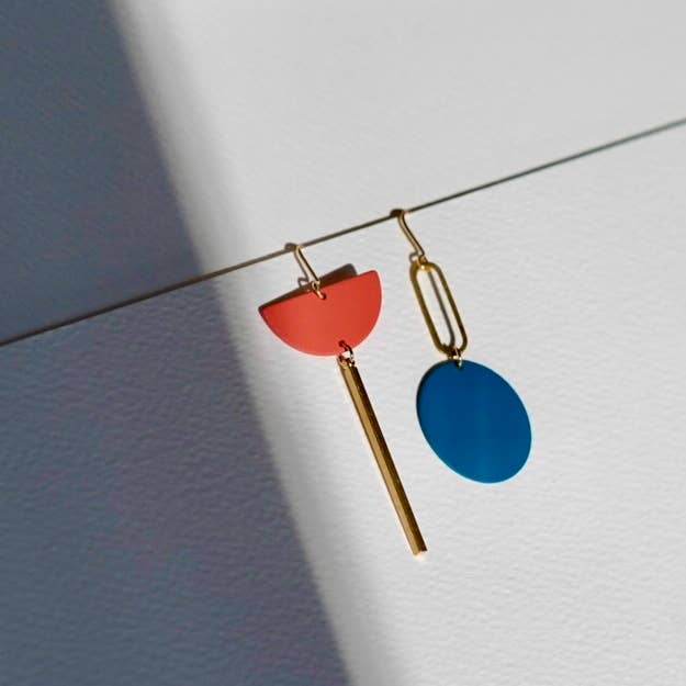 Copper Bee - Wholesale Dangle Earrings - Statement Mismatch Earrings - Many Colours