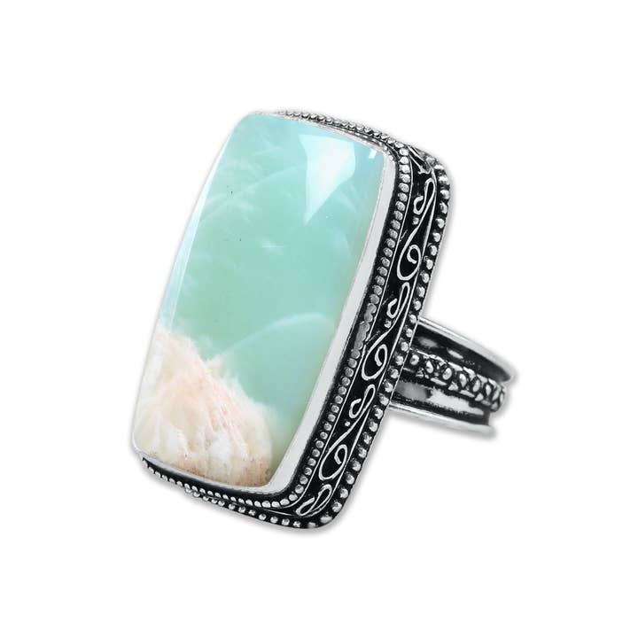 Handmade Jewels – wholesale Cocktail/statement ring – Artisanal Silver-Plated Statement Rings – Assorted Gemstones with Designer Bands (US Sizes 6–10, Non-Adjustable)9
