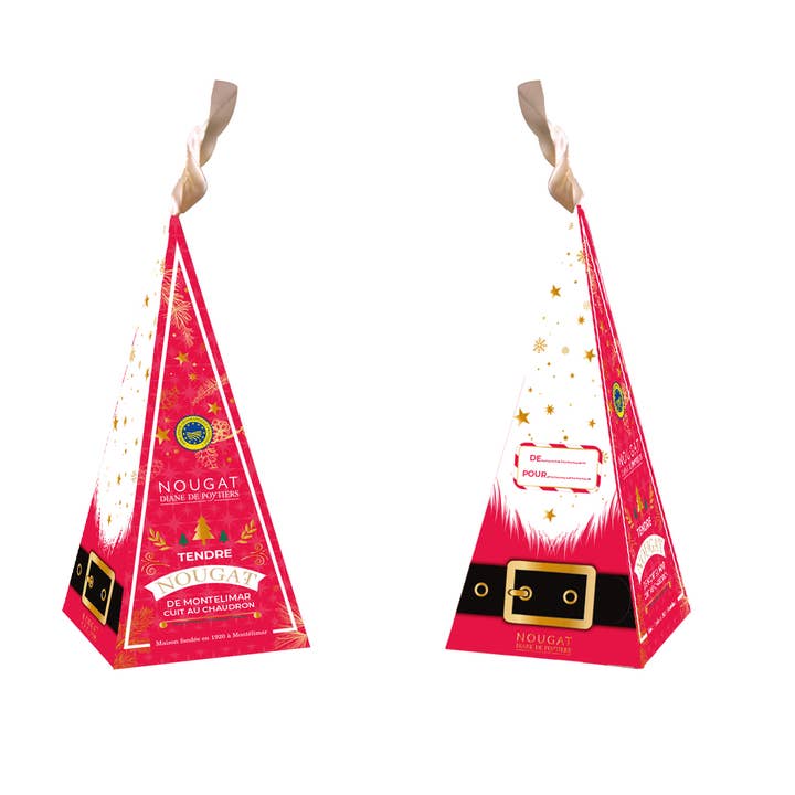 Nougat Diane De Poytiers - Wholesale Nougat - Montélimar IGP soft nougat Christmas Tree - 60g1