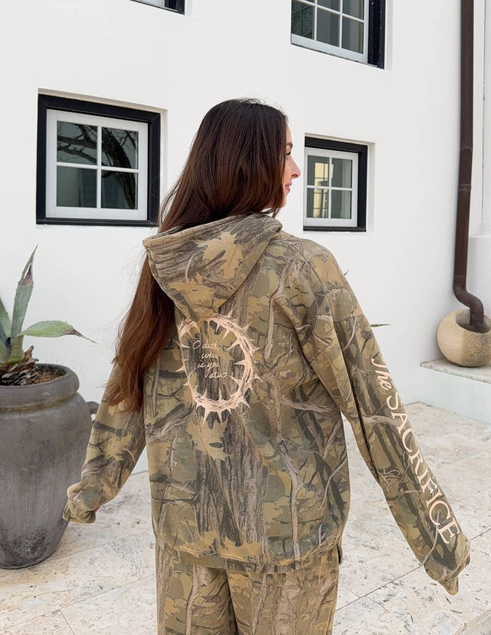 Elevated Faith - Wholesale Hoodie - Women's - The Sacrifice Camo Unisex Hoodie7