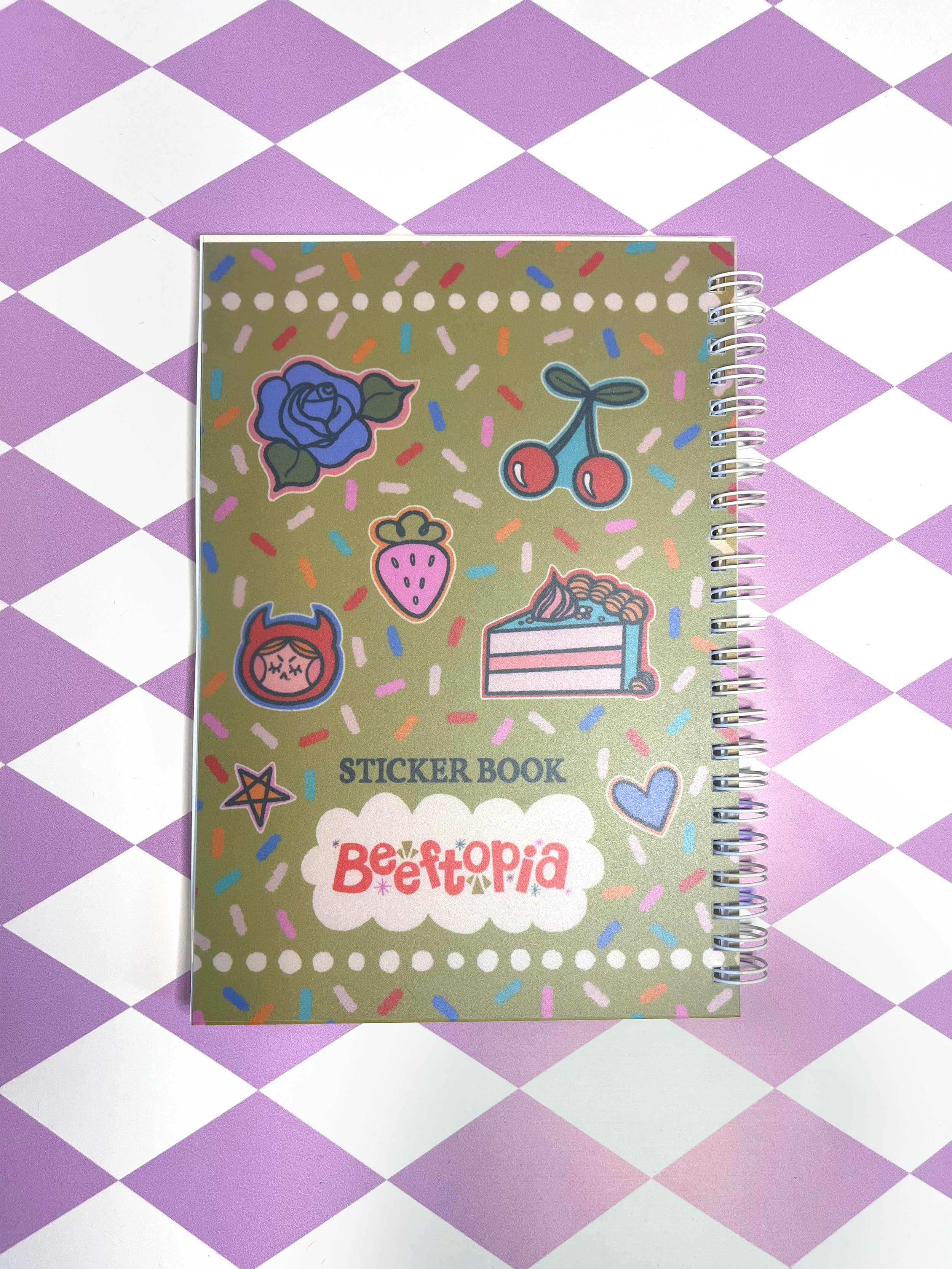 Beeftopia - Vente Cahiers - Livre d'autocollants réutilisables Afraid of Commitment3