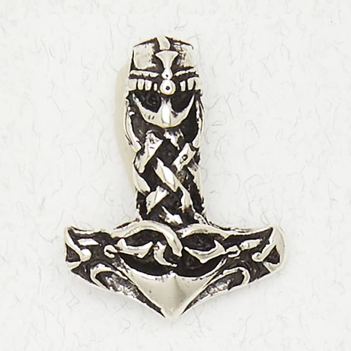 Ciondolo in argento Sterling — Martello di Thor per la vendita all'ingrosso da parte di Nirvana LLC