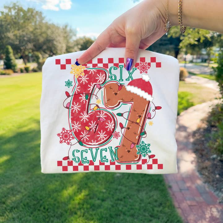 DLT Ecommerce - Wholesale T-Shirt (Graphic) - Women's - Trending Six Seven Christmas Tee, Retro Christmas Sweatshirt2