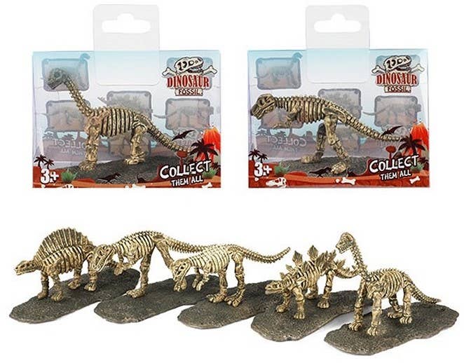 KIDDY-MOOV – Großhandel Spielfigur – Kinder – 🦖 DIE WELT DER DINOSAURIER – Dino-Fossil (6 verschiedene Modelle)0