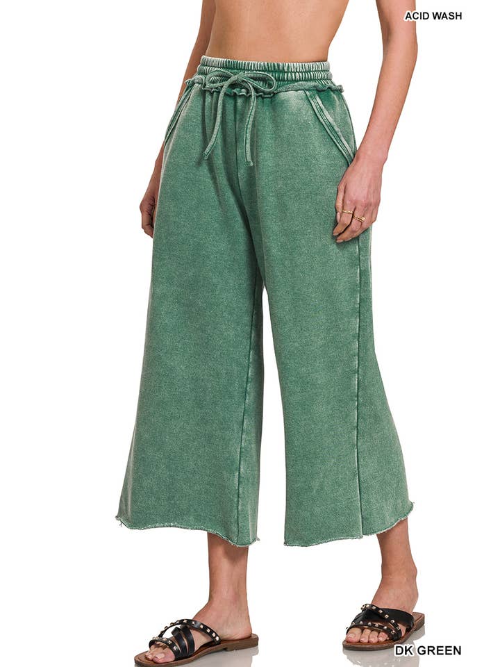 42POPS – Engroshandel Loungesweatpants/jogginbukser – til kvinder – .Snow Wash Fleece Sweatpants med lommer8