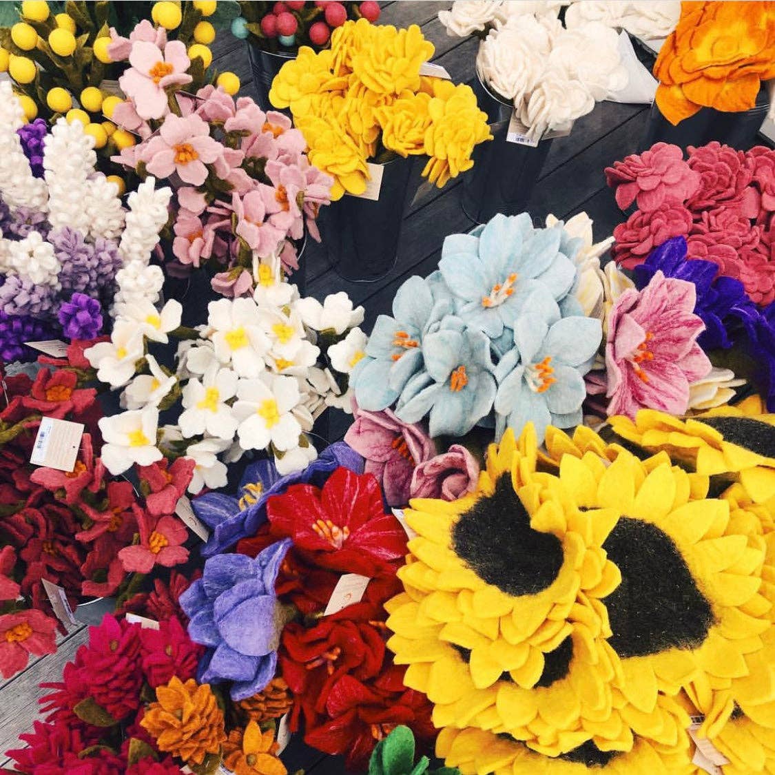 Global Goods Partners – Engroshandel Kunstige blomster – Følte Vildblomst18