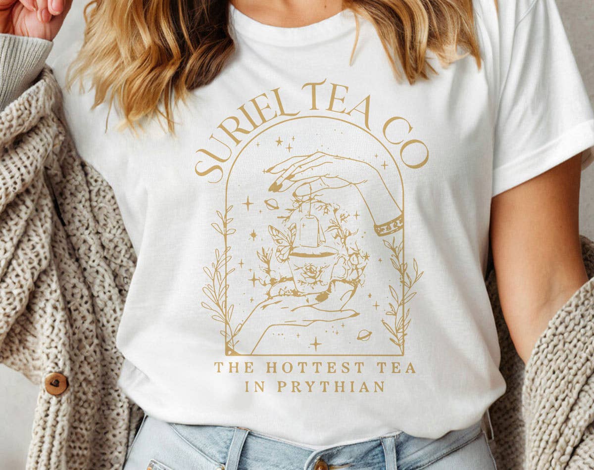 House Of Rodan – Großhandel T-Shirt (Grafikdruck) – Damen – Suriel Tea Co Gericht der Dornen inspiriert - Buchgrafik-Shirt2