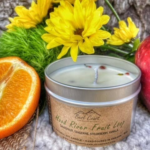 Hood River Fruit Loop - grapefrukt, tangerin, jordgubbar för wholesale av Best Coast Candle Company