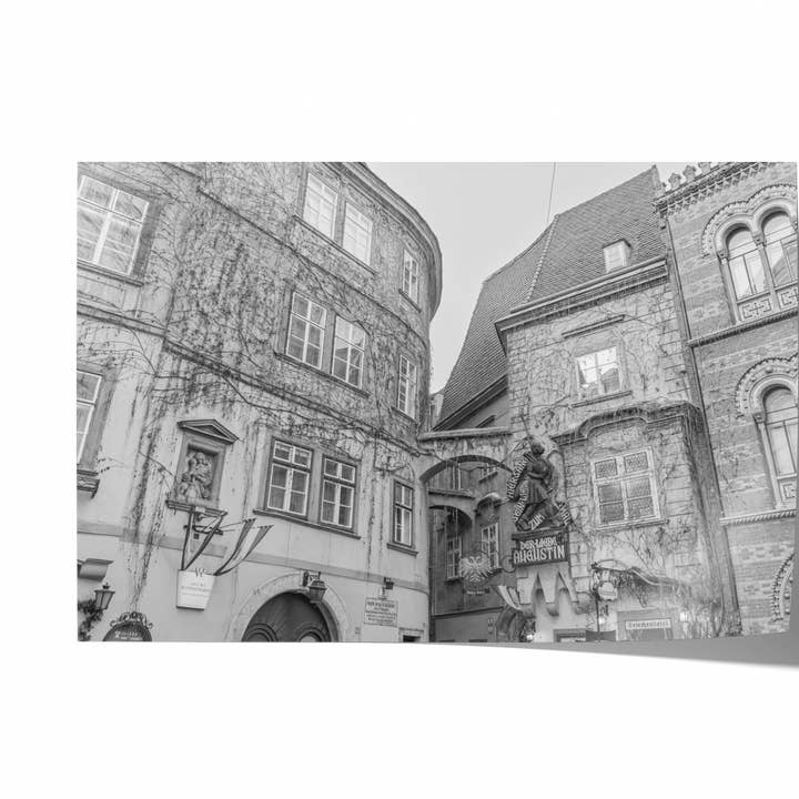 Vienna Griechengasse II | Black & White Fine Art Photography Print for wholesale by Natasha Riha Photography