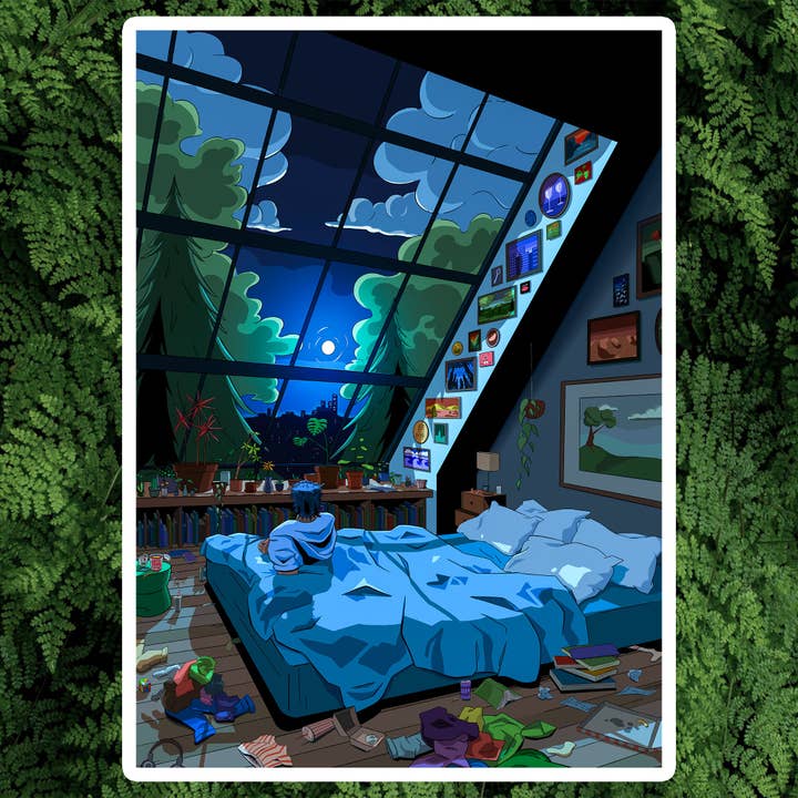 NOITES AZUIS - IMPRESSÃO ARTÍSTICA por atacado de Tannin Arceo