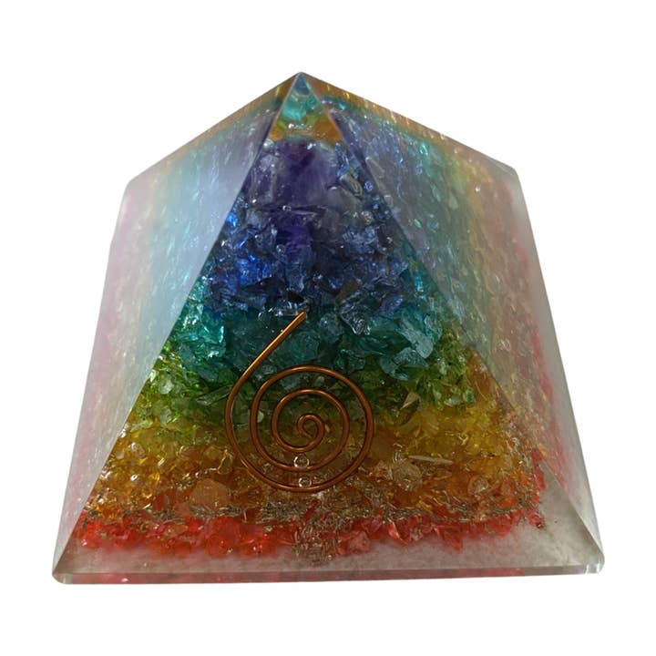 VIE - Wholesale Spiritual Stone/Crystal - Orgone Reiki Healing Pyramid, 5.5cm17