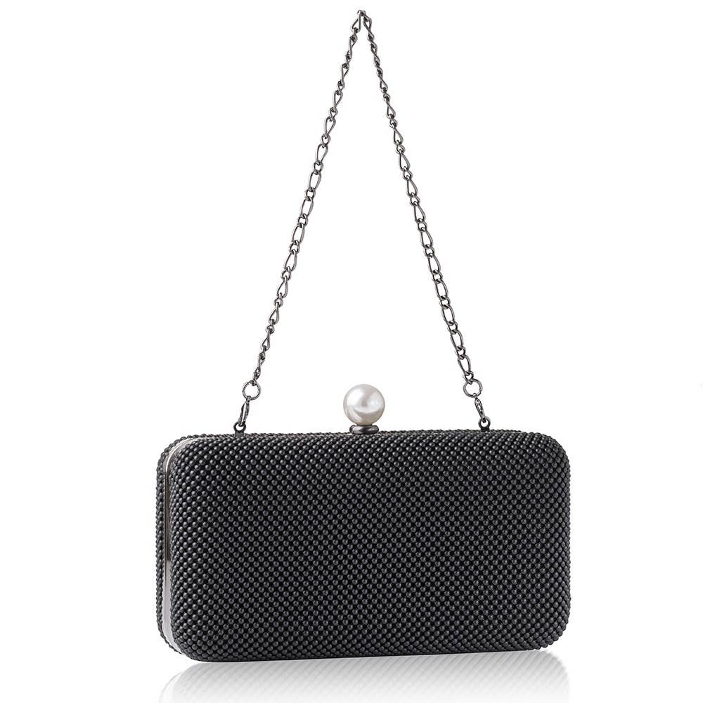 Whiting & Davis - Wholesale Clutch Bag - Women's - Cassie Pearl Minaudiere4