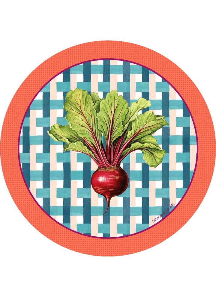 CRISP Masonite Placemat - Beet for wholesale by Dimorae home