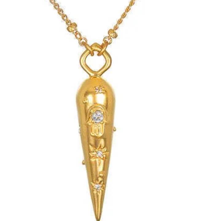 Cornicello horn 14K Steel -evil eye-Charm Necklace and other Purchase Wholesale cornicello. Free Returns & Net 60 Terms on Faire trending on Faire.
