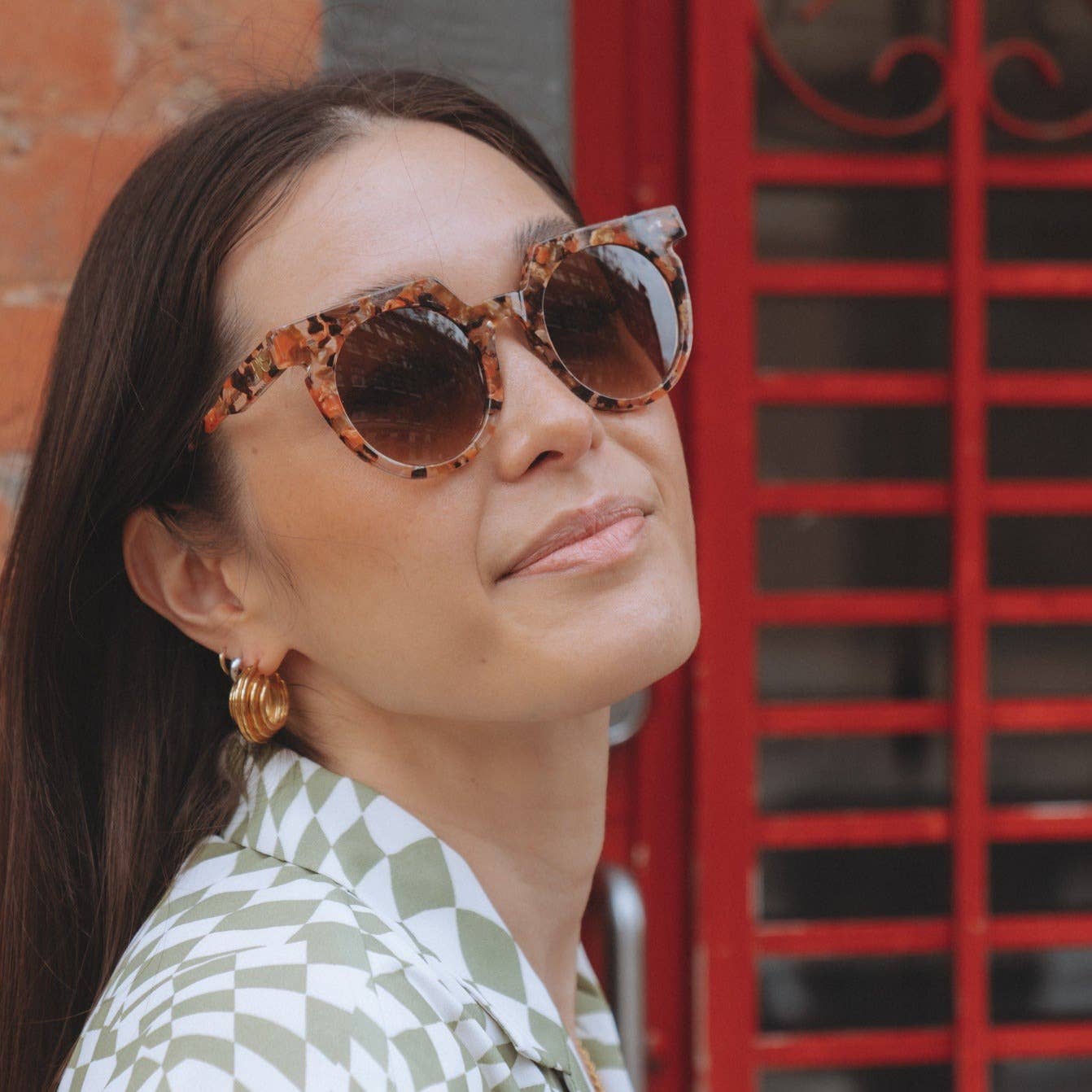 SARDINE - Venta al por mayor Gafas de sol - Mujer - SARDINE - Aster - Gafas de Sol con Montura de Caparazón de Tortuga Terra Fawna3