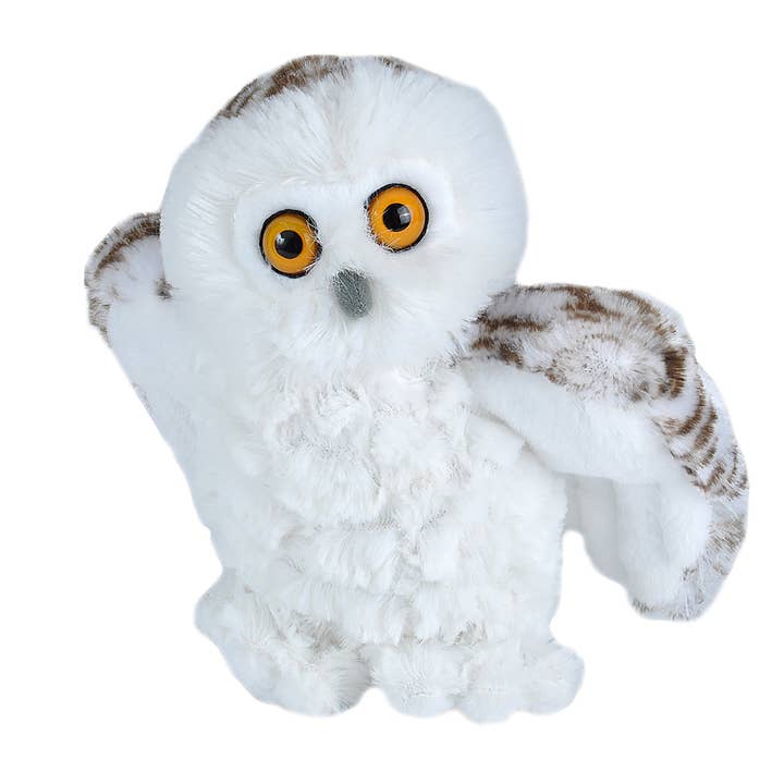 Snowy Owl Stuffed Animal 8" for wholesale by Wild Republic