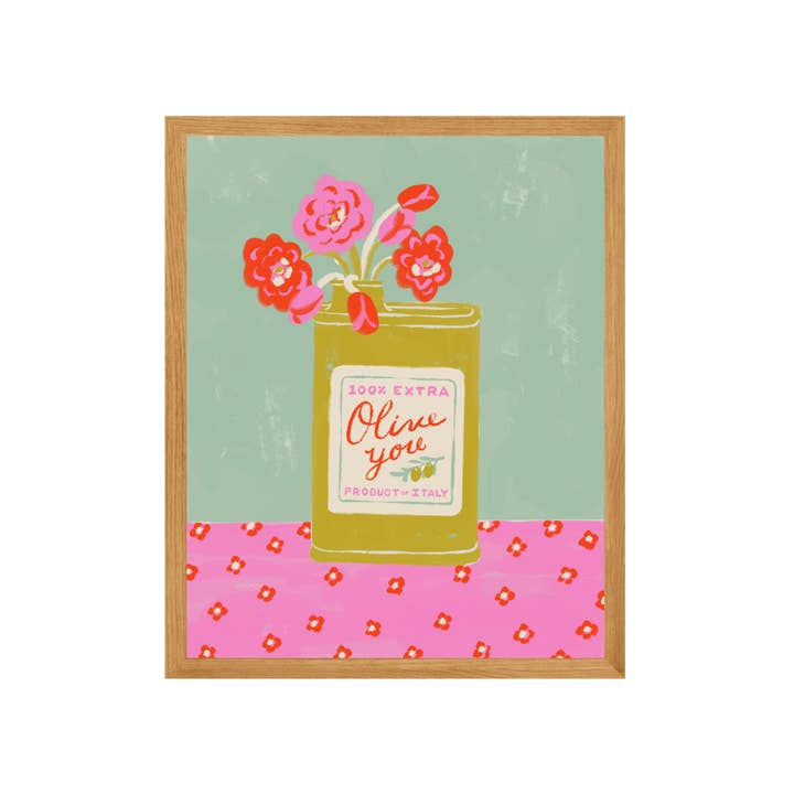 Olive Du Konsttryck för wholesale av Samantha Johnson Illustration