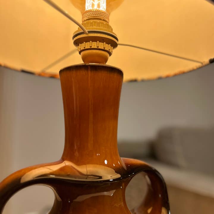 Roomlight Studio – Großhandel Akzent-/Schreibtischleuchte – Mid Century Keramik Lampe von Göbel - West German Pottery5