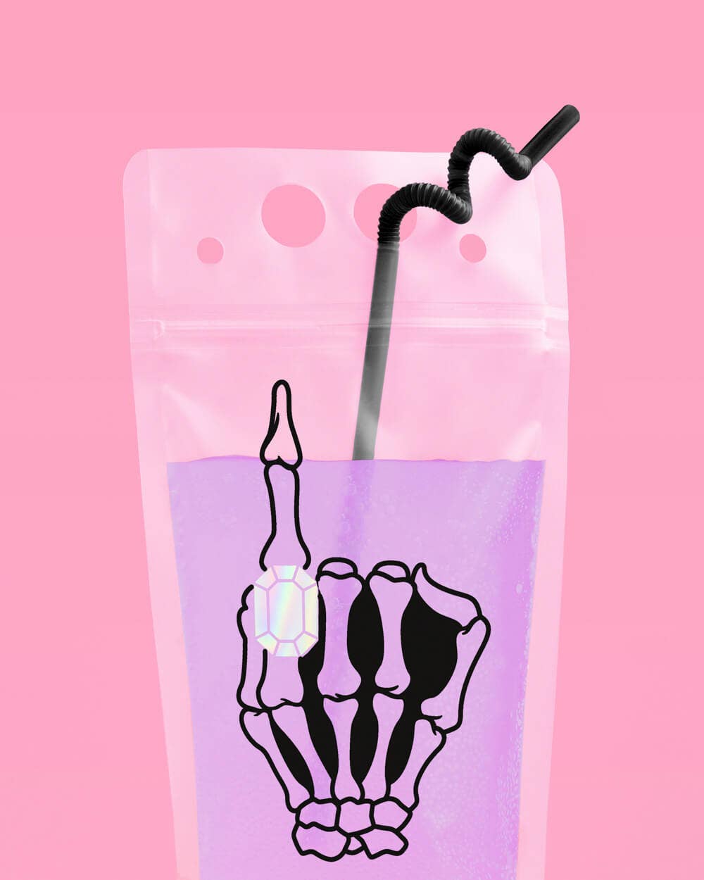 xo, Fetti - Wholesale Disposable Cup - RIP Single Life Drink Pouches, Bachelorette Party5