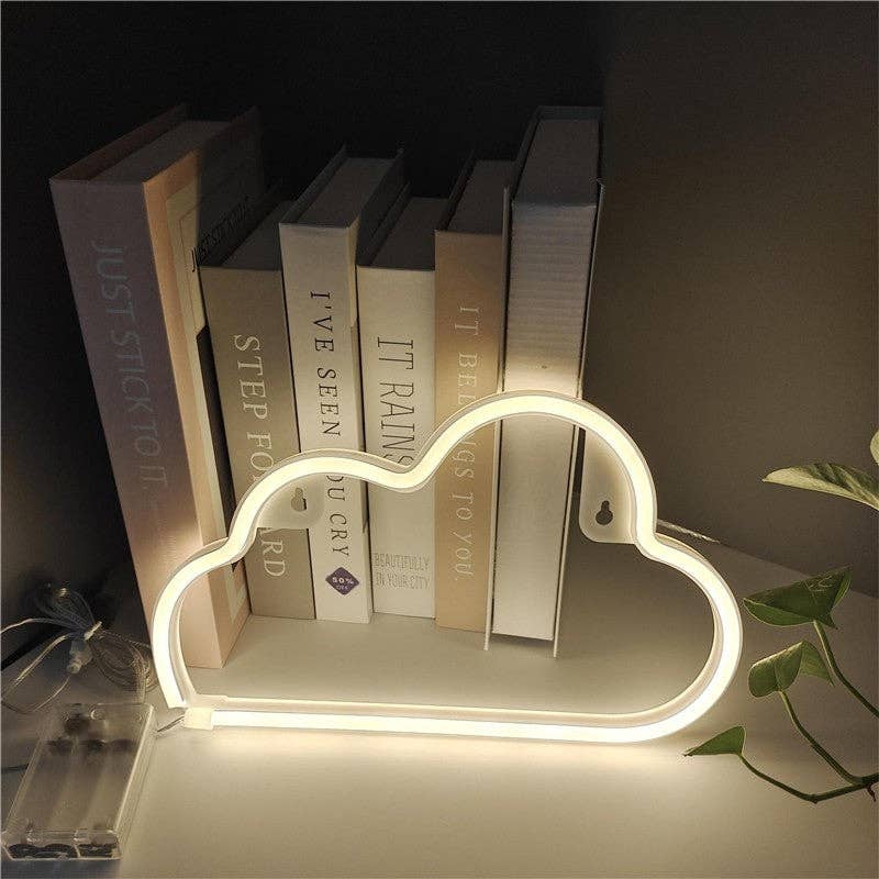 Mirazshoes WholeSale - Wholesale Night Light - Fashion Cloud Shape LED Neon Decorative Night Light0
